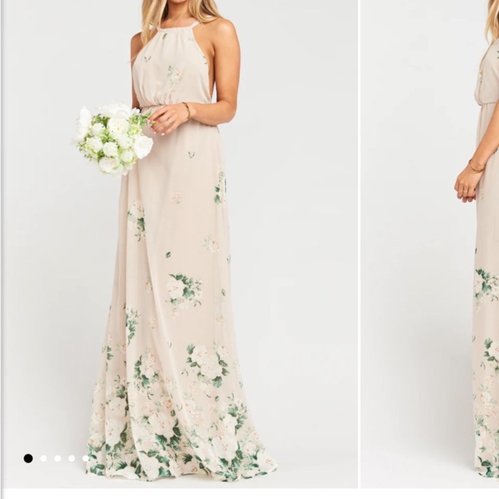 Show me your mumu bridesmaid dress in bouquet toss